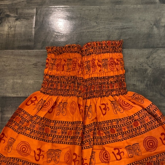 100% cotton India Imported Boho Harem leg pants/ jumpsuit - Picture 2 of 5